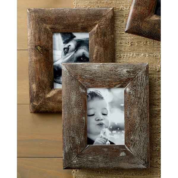 Kindwer Rustic Wood Picture Frame & Reviews Wayfair